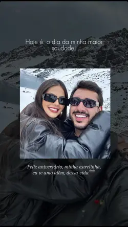 ANIVERSÁRIO/SAUDADE