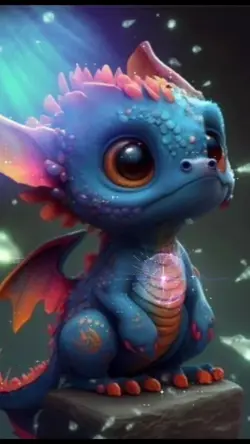 Baby Dragon Blue