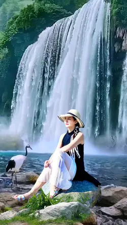 Waterfall view