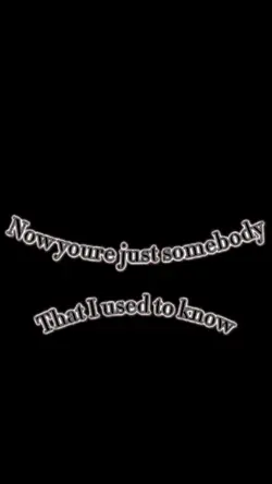 That I used to know