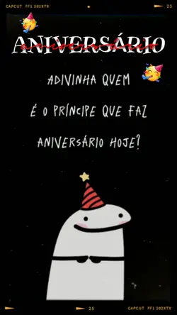 Aniversário hoje