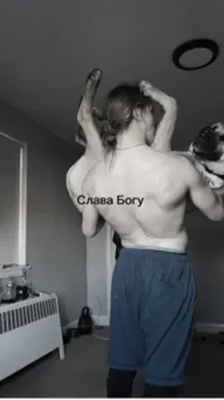 Flex ur Dog muscles