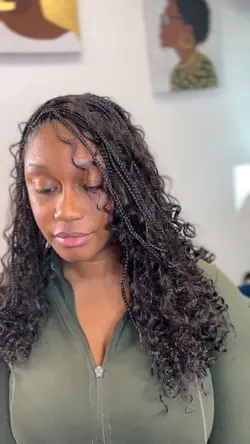 SMedium Boho bob