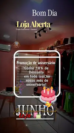 Aniversário Loja
