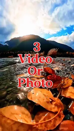 3 video or photo 