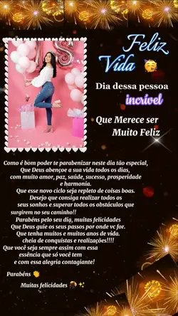 feliz aniversário