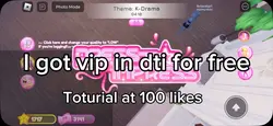 VIP glitch in dti