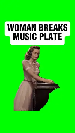 WOMAN BREAKS MUSI