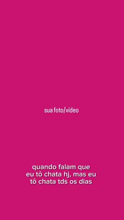 chata tds os dias