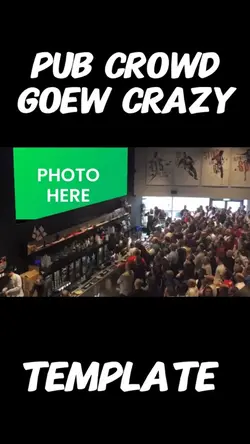 Bar crowd goes craz