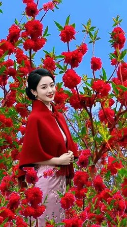 Among the flowers