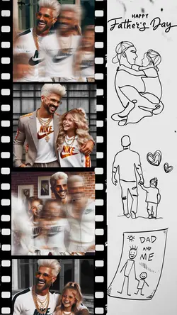 Dad and me