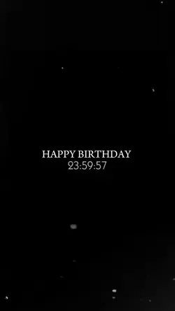 HAPPY BIRTHDAY 