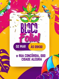 Carnaval convite 
