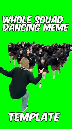Whole squad dance 