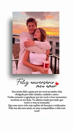 feliz niver meu amor
