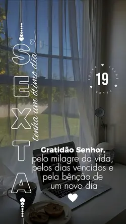 Sexta, 19 de Julho 