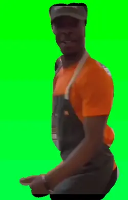 Popeyes green screen