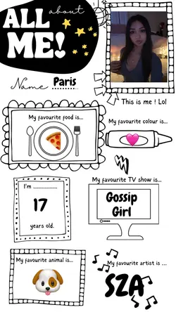 All about me 🤍