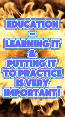 Education…..