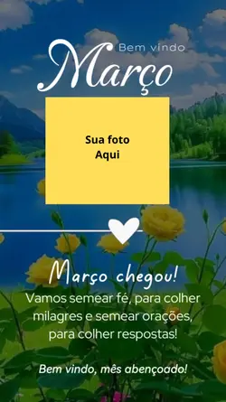 Bem-vindo Março