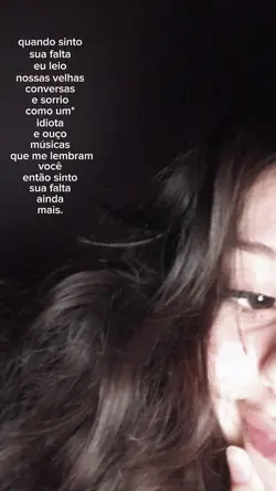 sinto sua falta...