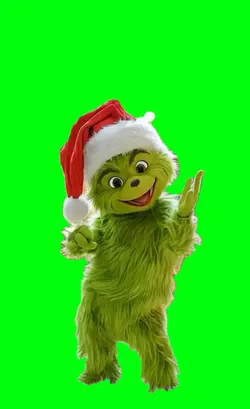 baby grinch dancing