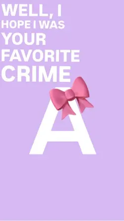 favorite crime.💜