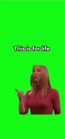 This is for life
