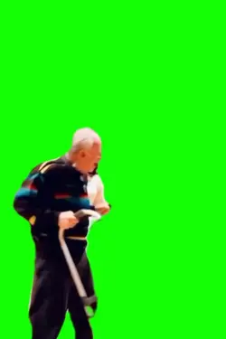 Old man dancing 