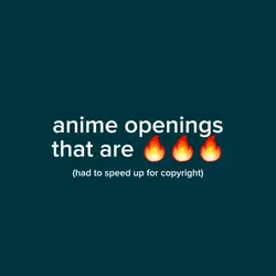 Amazing anime intros