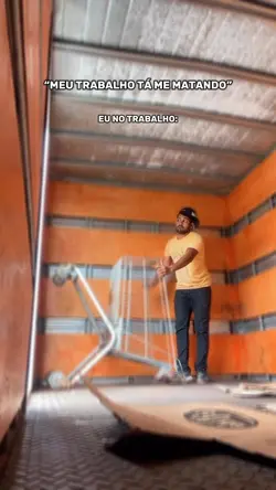Meu trabalho tá me
