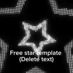 Free star template
