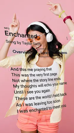Enchanted lyrics 