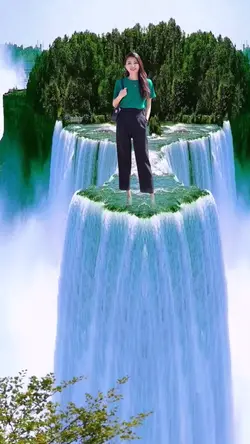 Waterfall view