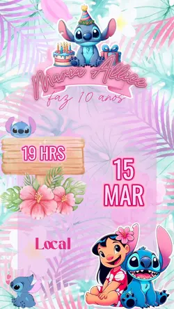 Convite LiloStitch