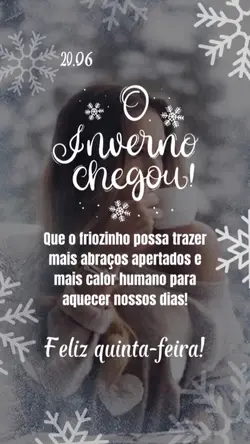 Inverno chegou