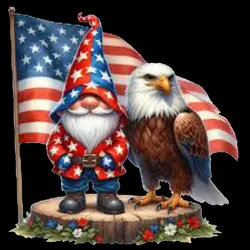 American flags