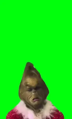 grinch crying