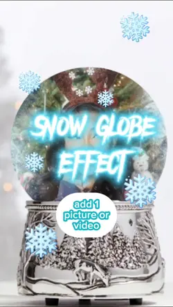 Snow Globe effect