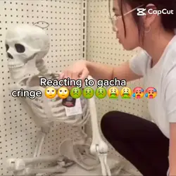 react to gacha cring