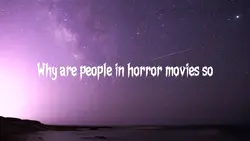 Horror movies