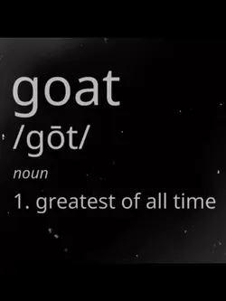 define GOAT 🐐?
