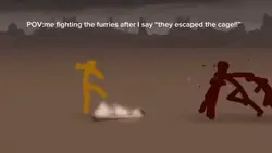 Stickmen fighting