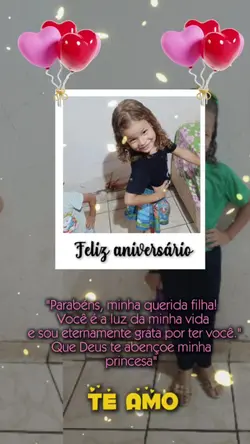 Parabéns filha 