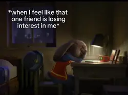 losing interest....