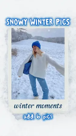 winter polaroid