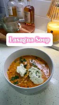 Lasagna soup