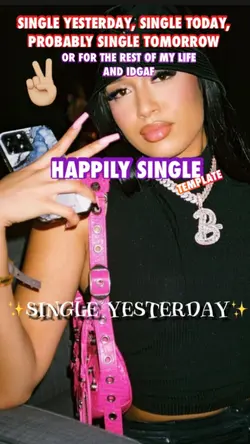 Happily single✌🏼