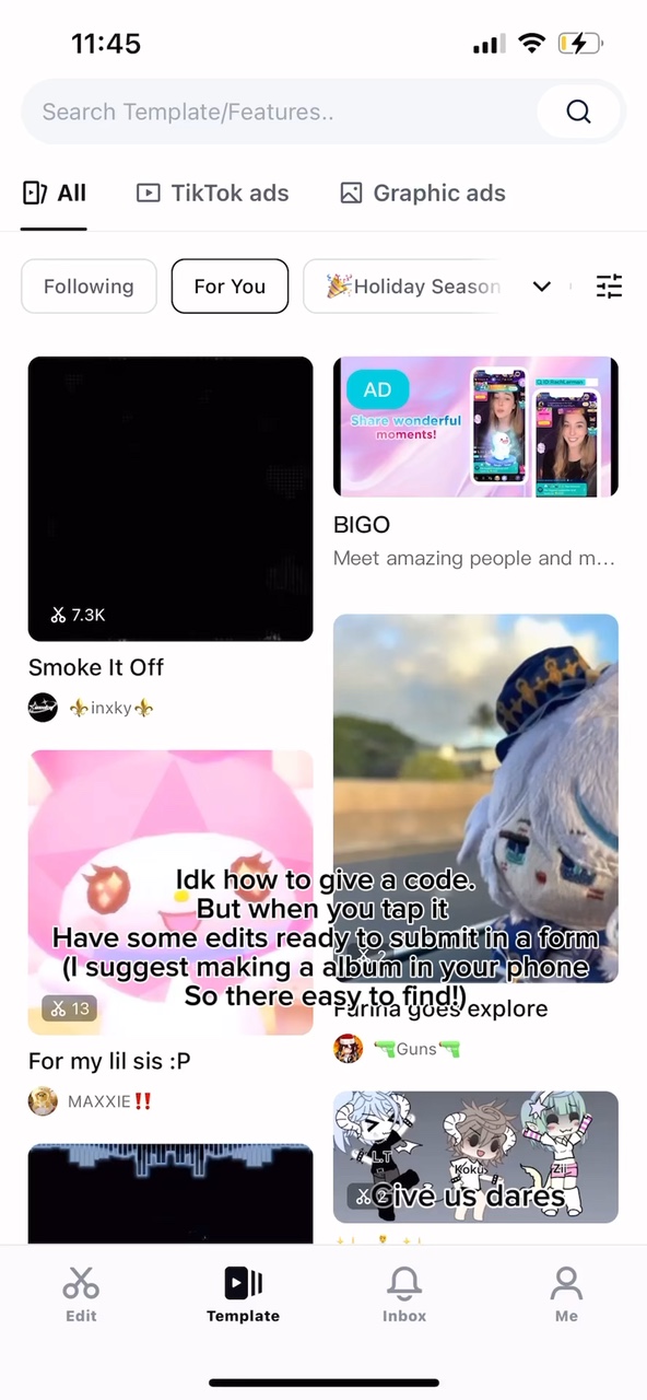 capcut template cover